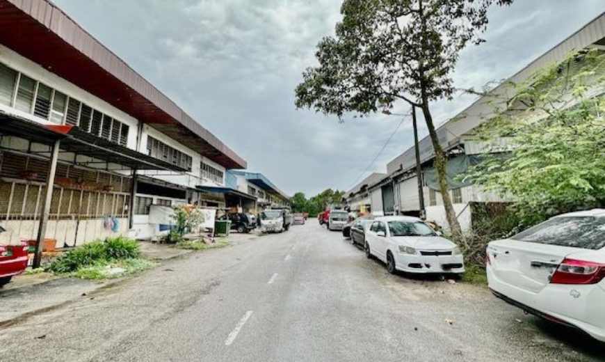 Taman Perindustrian Tampoi Jaya – 1.5 Storey Terrace Factory – FOR SALE