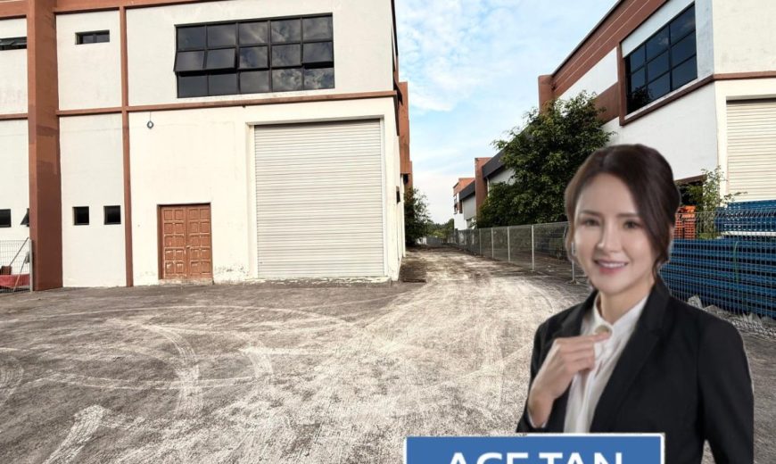 Taman Perindustrian Ulu Pulai – 1.5 Storey Corner Cluster Factory – FOR SALE