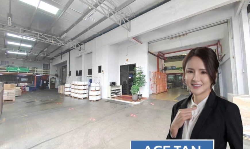 Taman Perindustrian Desa Cemerlang – Corner Semi Detached Factory – FOR RENT