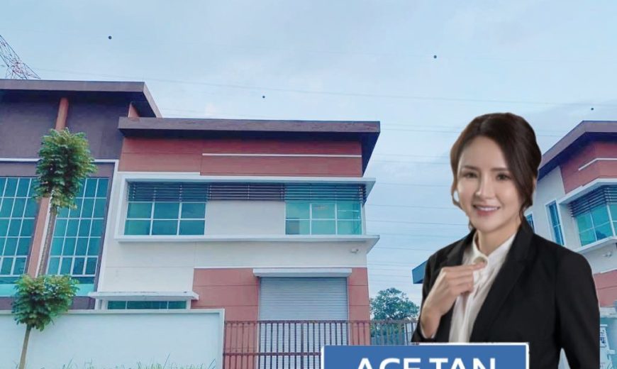 Tiong Nam Industrial Park @ Kempas Lama – 1.5 Storey Semi Detached Factory – FOR SALE