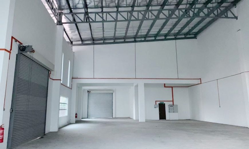 Tiong Nam Industrial Park @ Kempas Lama – 1.5 Storey Semi Detached Factory – FOR SALE