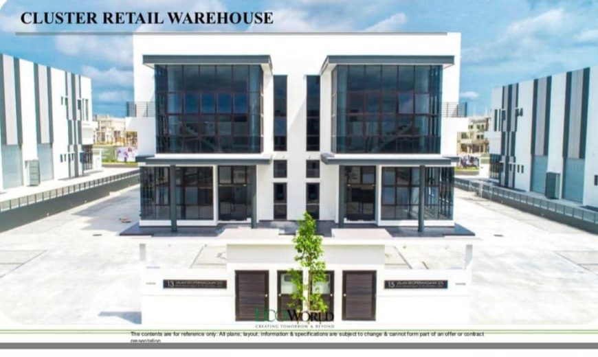 Eco Business Park 1 – 1.5 Storey Cluster Factory – FOR SALE