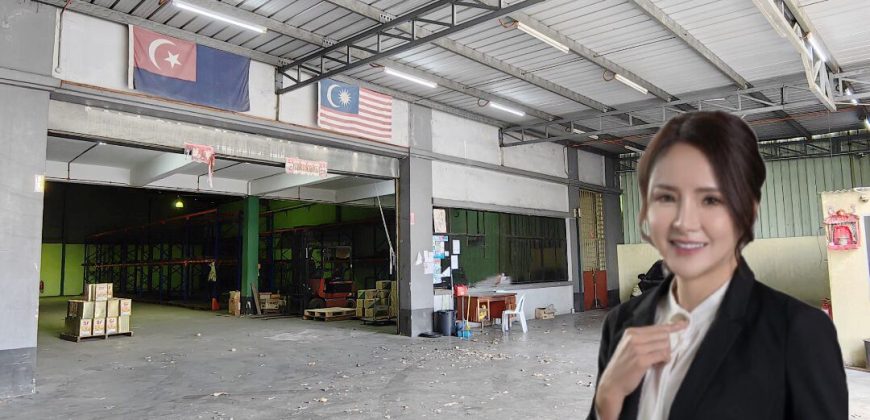 Kawasan Perindustrian Taman Johor – 1.5 Storey Corner Semi Detached Factory – FOR SALE