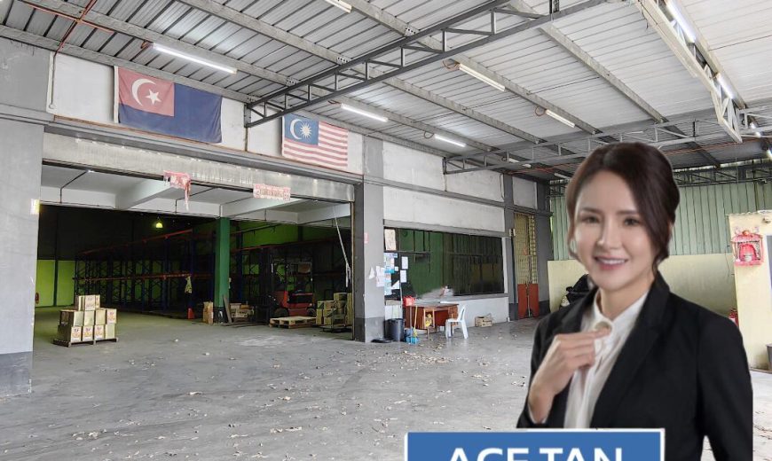 Kawasan Perindustrian Taman Johor – 1.5 Storey Corner Semi Detached Factory – FOR SALE