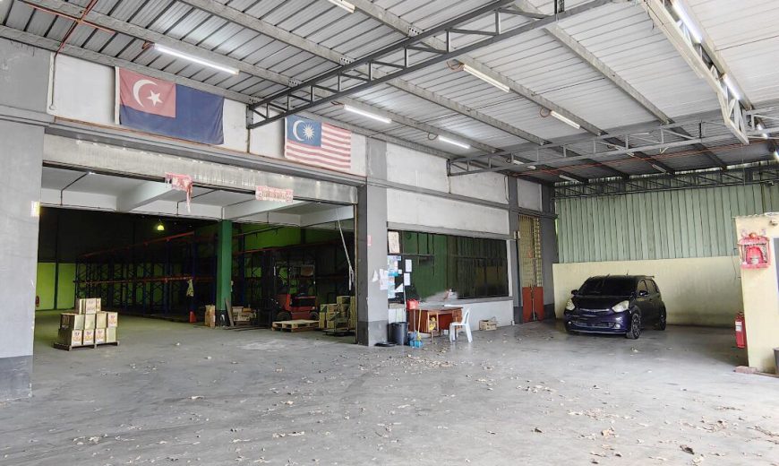 Kawasan Perindustrian Taman Johor – 1.5 Storey Corner Semi Detached Factory – FOR SALE