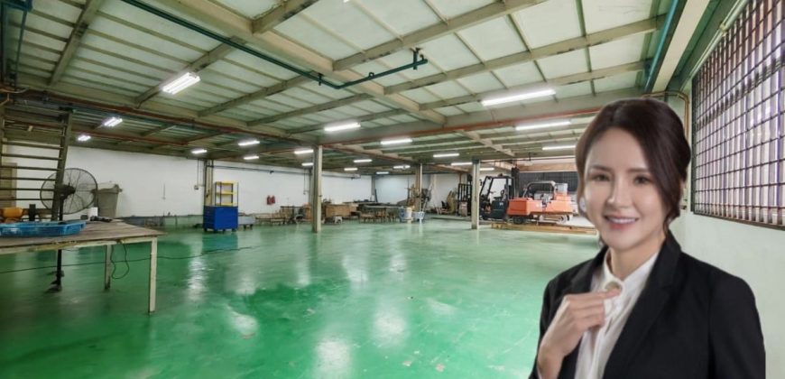 Taman Perindustrian Cemerlang – 1.5 Storey Semi Detached Factory – FOR RENT