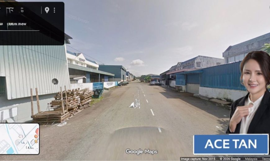 Taman Universiti @ Skudai – 1.5 Storey Corner Semi Detached Factory – FOR SALE