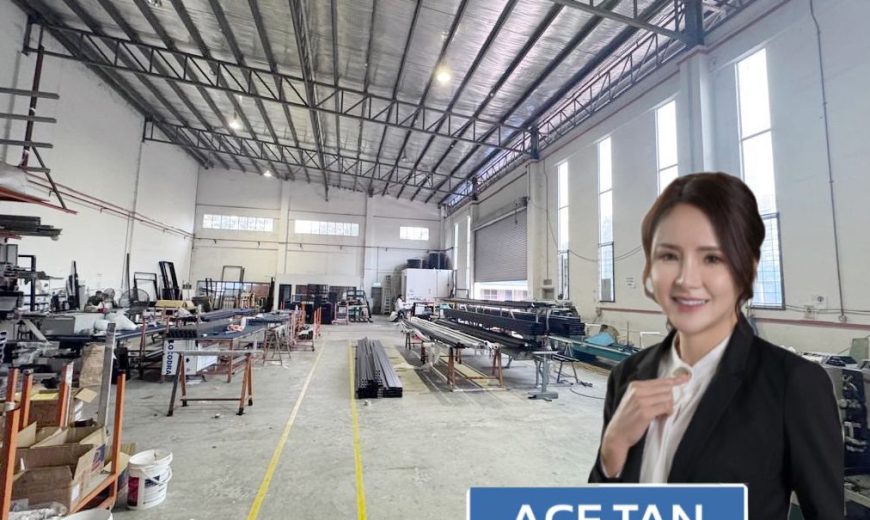 Kawasan Perindustrian Maju Jaya – 1.5 Storey Semi Detached Factory – FOR SALE